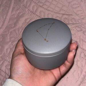 Jewelry Box with Gold Capricorn Design